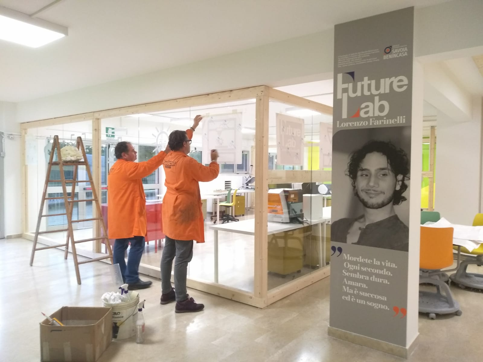 INAUGURATO IL FUTURE LAB INTITOLATO A LORENZO FARINELLI