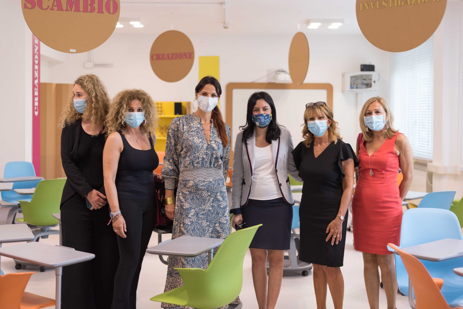 LA MINISTRA AZZOLINA IN VISITA ALLA NOSTRA SCUOLA