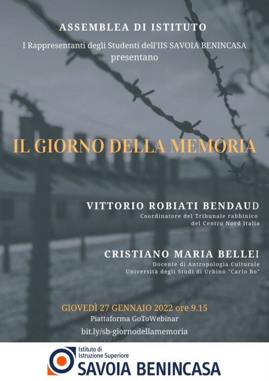 Il Giorno della Memoria, 27 gennaio 2022