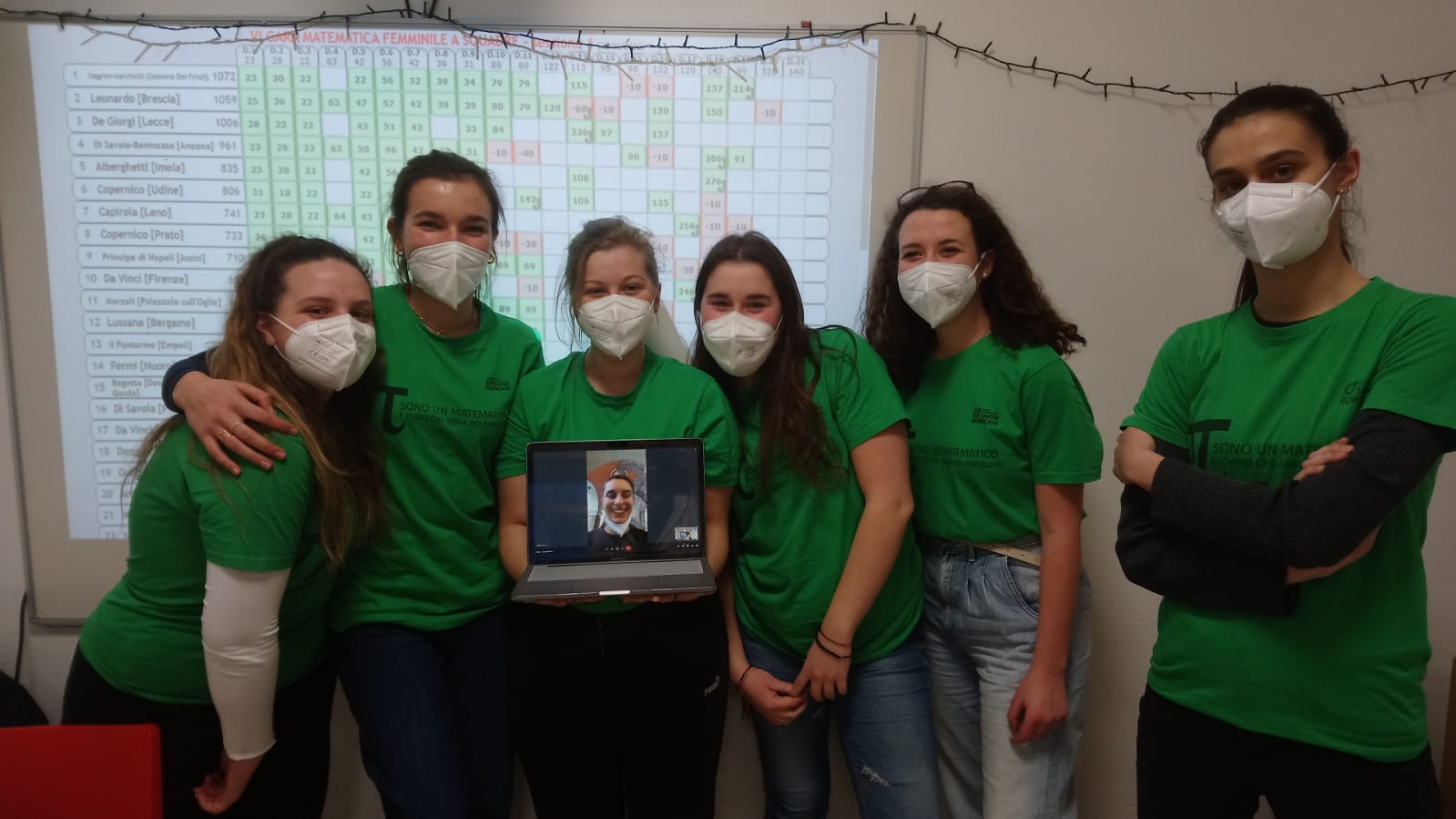 Squadra di sette studentesse vola in finale alle Olimpiadi della Matematica