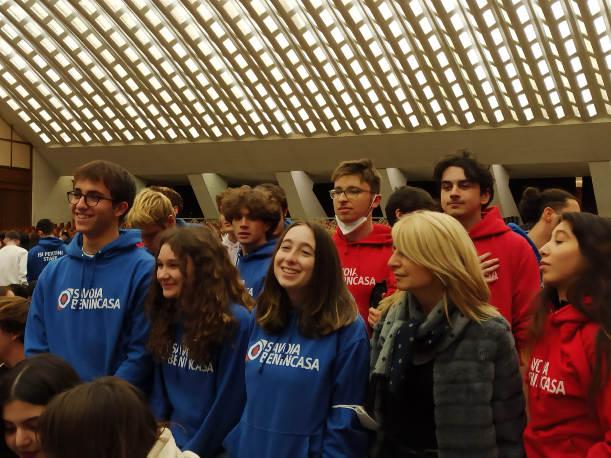 GLI STUDENTI DELLA 4BS QUESTA MATTINA IN UDIENZA DA PAPA FRANCESCO