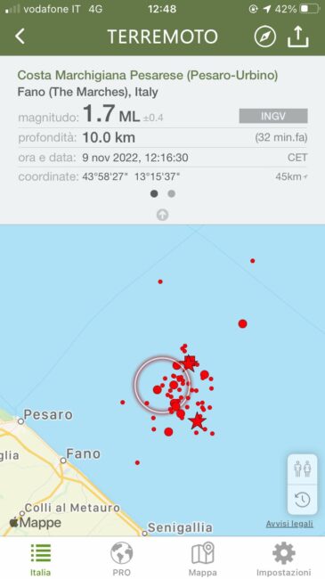 Terremoto 9-11-2022 - Aggiornamenti e disposizioni