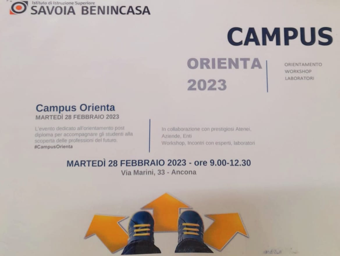 CAMPUS ORIENTA, AL VIA IL 28 FEBBRAIO IL WORKSHOP ACCADEMICO E PROFESSIONALE