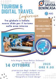 14 ottobre 2023 Tourism & Digital Travel Conference