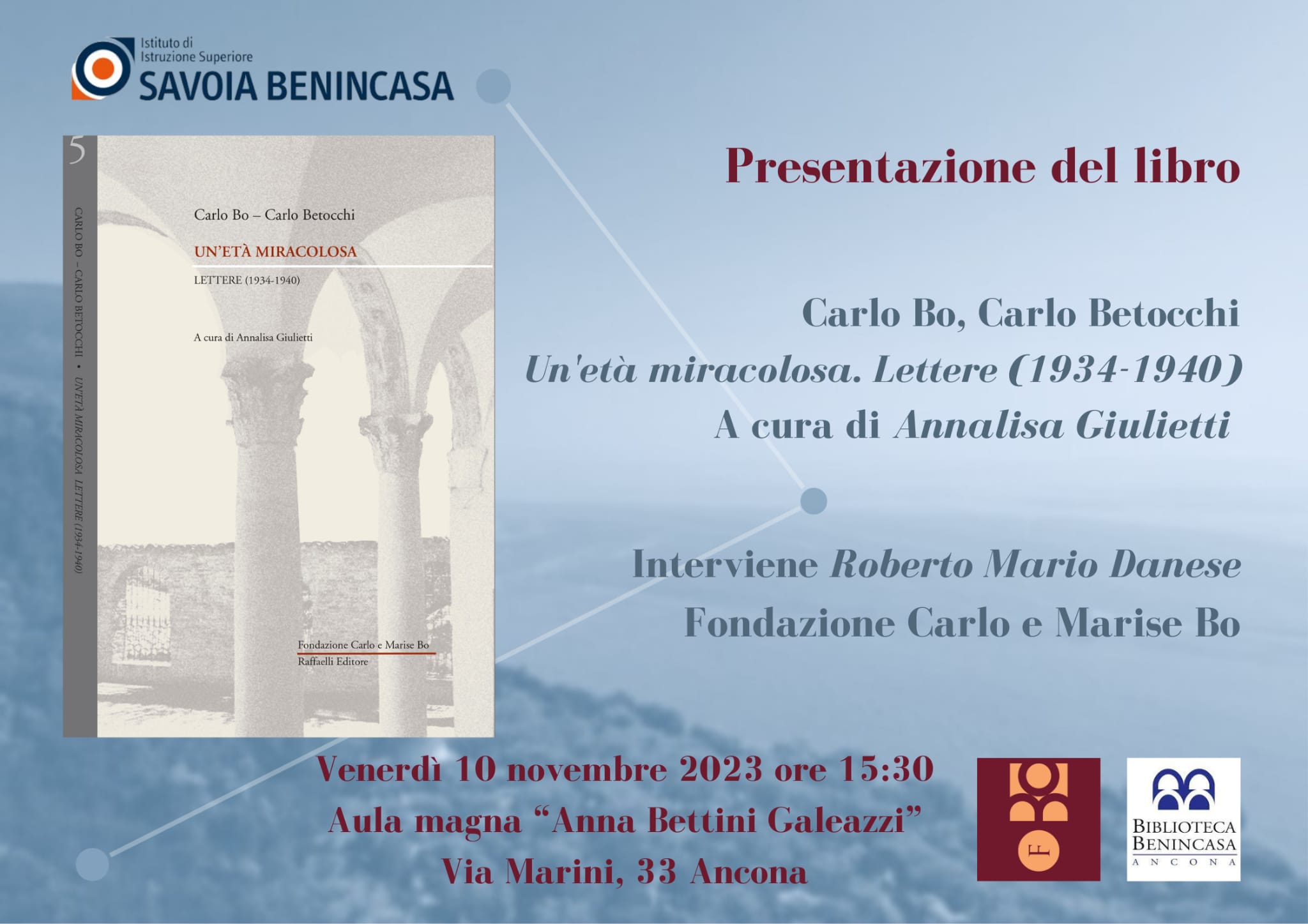 Venerdì la presentazione del libro 